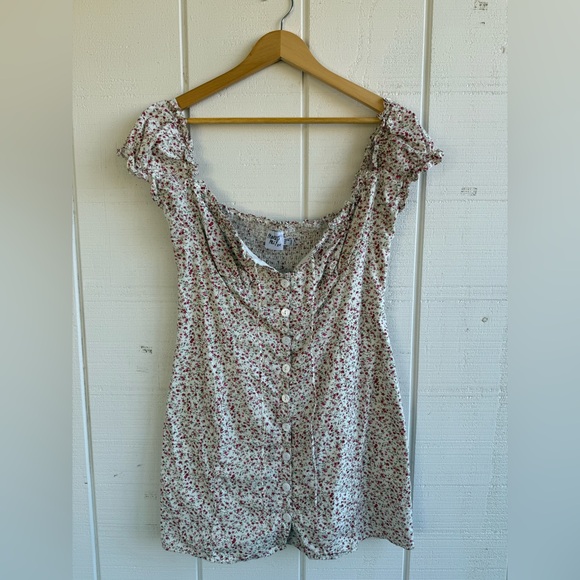 Princess Polly Sweet Pot Floral Button Down Dress - Picture 2 of 4